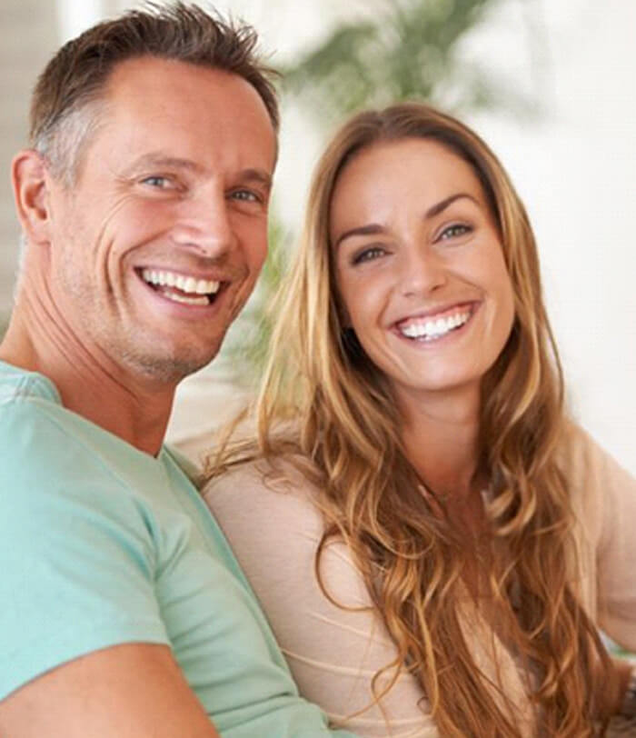 portrait of happy smiling couple